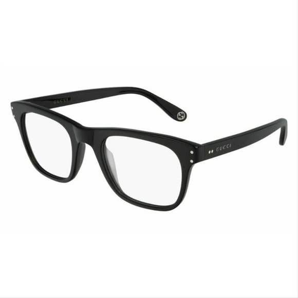 Gucci Accessories - Gucci Rectangular Women Black Frame Eye Glasses Demo Lens GG0476O 006